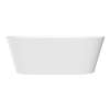 SMAFTM6731-M31 Marine Grande 67-in x 31-in x 23-in Freestanding Acrylic Bathtub With Center Drain, White (Matte)