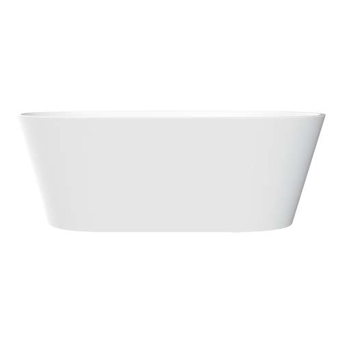 SMAFTM6731-M31 Marine Grande 67-in x 31-in x 23-in Freestanding Acrylic Bathtub With Center Drain, White (Matte)