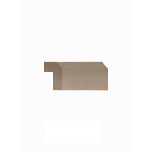 SMALRM-TW Framington 96-in Angled Light Rail Molding, Tan Wood