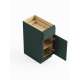 SMB18R-ASM-FR02-GR Framington 18-in x 24-in x 35-in Assembled Latitude Single Door Single Drawer Base Cabinet With Right-Hand Opening Door, Green