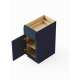 SMB21-RTA-FR02-NB Framington 21-in x 24-in x 35-in Ready To Assemble Latitude Single Door Single Drawer Base Cabinet, Navy Blue