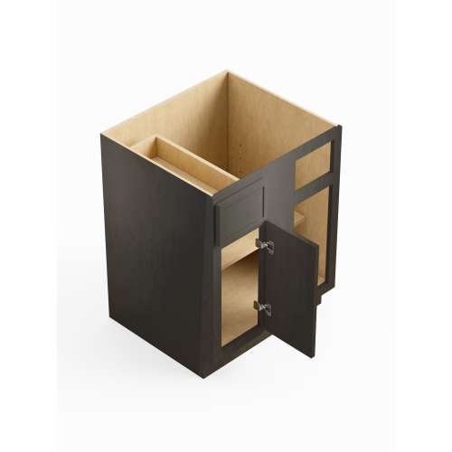 SMBBC45L-ASM-FR02-SG Framington 42-in x 24-in x 35-in Assembled Latitude Blind Base Cabinet With Left-Hand Door and Drawer, Smokey Grey