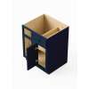 SMBBC36R-ASM-FR01-NB Framington 27-in x 24-in x 35-in Assembled Remington Blind Base Cabinet With Right-Hand Door and Drawer, Navy Blue