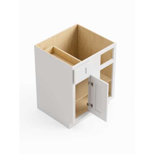 SMBBC45-RTA-FR01-WH Framington 45-in x 24-in x 35-in Ready To Assemble Remington Blind Base Cabinet, White