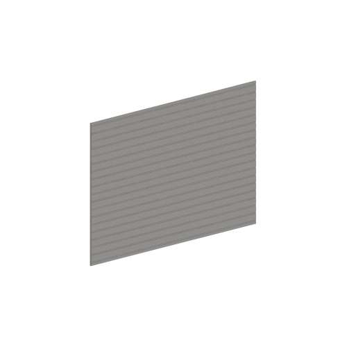 SMBBFPV4296-FR01-LG Framington 96-in x 42-in Beaded Island Back Skin Panel, Light Grey