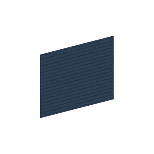 SMBBFPV4296-FR01-NB Framington 96-in x 42-in Beaded Island Back Skin Panel, Navy Blue