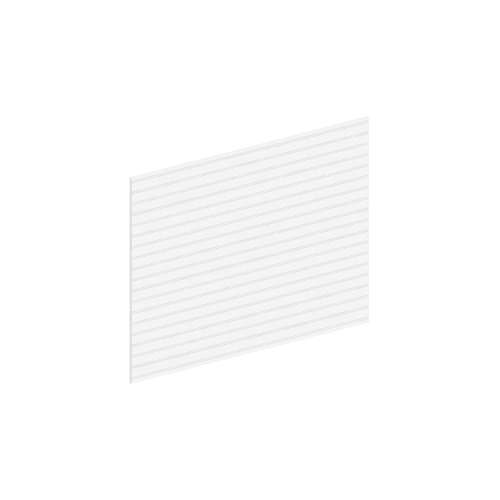 SMBBFPV4296-FR01-WH Framington 96-in x 42-in Beaded Island Back Skin Panel, White