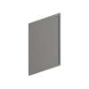 SMWDEP1218-FR02-LG Framington 12-in x 17-in Latitude Wall Decorative End Panel, Light Grey