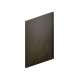 SMWDEP1218-FR02-SG Framington 12-in x 17-in Latitude Wall Decorative End Panel, Smokey Grey