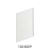 SMWDEP1218-FR02-WH Framington 12-in x 17-in Latitude Wall Decorative End Panel, White