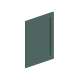 SMWDEP1236-FR01-GR Framington 12-in x 35-in Remington Wall Decorative End Panel, Green