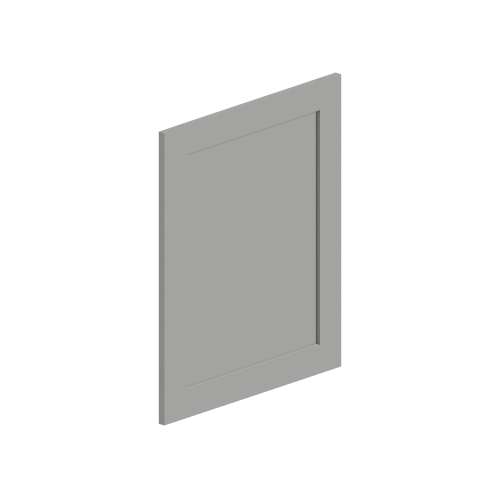 SMWDEP1242-FR01-LG Framington 12-in x 41-in Remington Wall Decorative End Panel, Light Grey