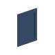 SMWDEP1236-FR01-NB Framington 12-in x 35-in Remington Wall Decorative End Panel, Navy Blue