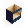 SMBMW30-RTA-FR02-NB Framington 30-in x 24-in x 35-in Ready To Assemble Remington Microwave Base Cabinet, Navy Blue