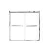 SMCBP606006C-PC Cecelia 59-in x 60-in By-Pass Bathtub Door With 1/4-in Clear Glass and Contour Handles, Polished Chrome