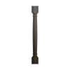 SMCLDL-SG Framington 3-in x 3-in x 35-in Classic Decorative Leg, Smokey Grey