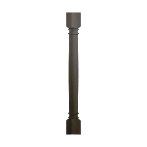 SMCLDL-SG Framington 3-in x 3-in x 35-in Classic Decorative Leg, Smokey Grey