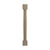 SMCLDL-TW Framington 3-in x 3-in x 35-in Classic Decorative Leg, Tan Wood
