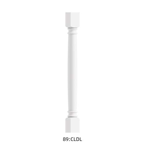SMCLDL-WH Framington 3-in x 3-in x 35-in Classic Decorative Leg, White