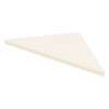 SMCS88PR-02 8-in x 8-in x 1-in Solid Surface Corner Shelf (Set of 2), Cameo/Biscuit