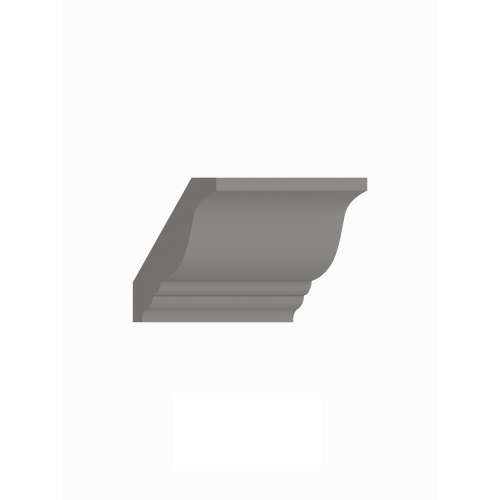 SMDCM-LG Framington 96-in Decorative Crown Molding, Light Grey