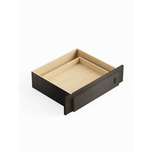 SMVKD36-FR01-SG Framington 36-in x 21-in x 7-in Assembled Remington Vanity Knee Drawer, Smokey Grey