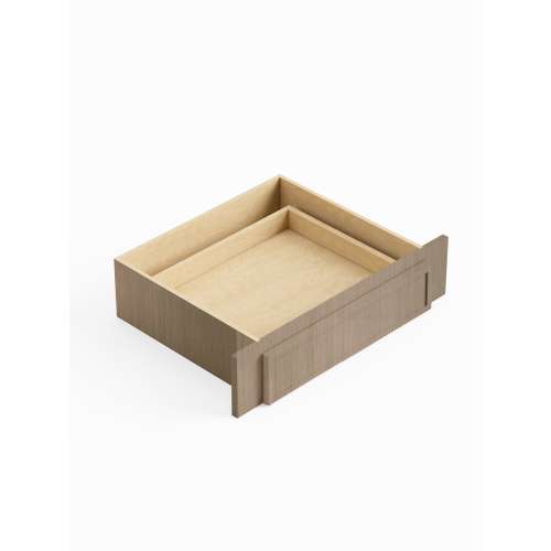 SMDKD30-FR02-TW Framington 30-in x 21-in x 7-in Assembled Latitude Desk Knee Drawer, Tan Wood