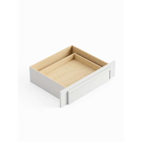 SMDKD30-FR02-WH Framington 30-in x 21-in x 7-in Assembled Latitude Desk Knee Drawer, White