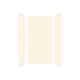 SMSWK363672-32 Silhouette 36-in x 36-in x 72-in Glue to Wall 3-Piece Shower Wall Kit, Cameo/Biscuit