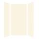SMSWK484896-32 Silhouette 48-in x 48-in x 96-in Glue to Wall 3-Piece Shower Wall Kit, Cameo/Biscuit