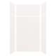 SMSWKX48367224-31 Silhouette 48-in x 36-in x 72/24-in Glue to Wall 6-Piece Transition Shower Wall Kit, White