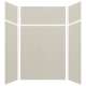 SMSWKX60487224-46 Silhouette 60-in x 48-in x 72/24-in Glue to Wall 6-Piece Transition Shower Wall Kit, Linen