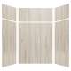 SMSWKX60607224-43 Silhouette 60-in x 60-in x 72/24-in Glue to Wall 6-Piece Transition Shower Wall Kit, Jupiter Stone
