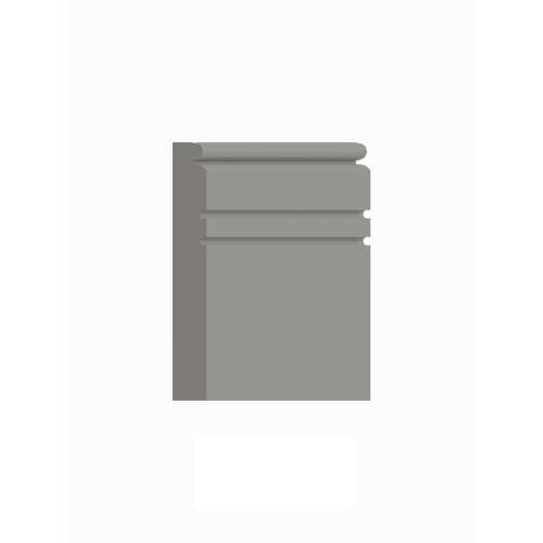 SMFBM-LG Framington 96-in Furniture Base Molding, Light Grey