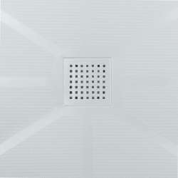 FLCVRC-31 Drain Cover for FL Series Shower Bases with Center Drains, White