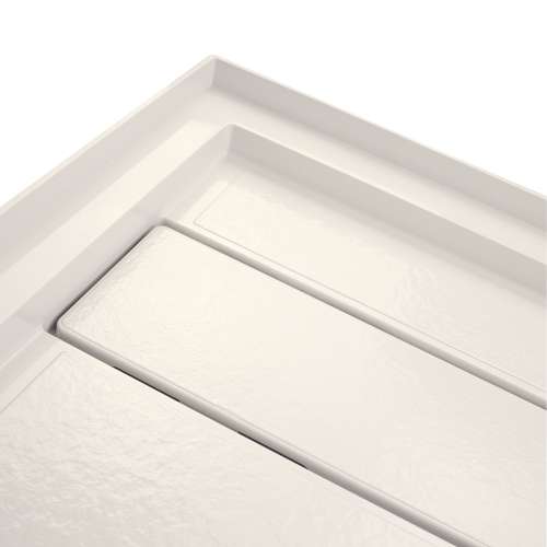 FLUCVR30-32 Drain Cover for FLU Series Shower Bases with End Drains, Cameo