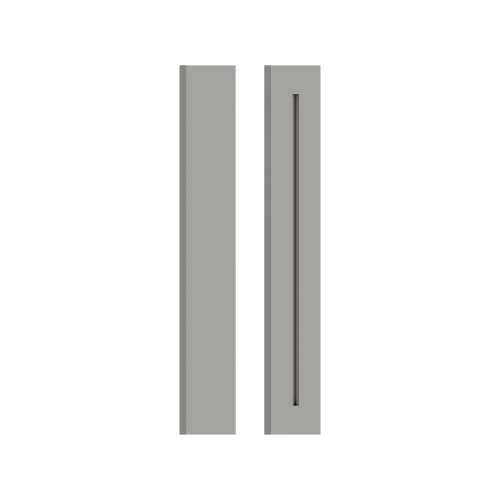 SMFOL642-FR01-LG Framington 6-in x 41-in Remington Filler Overlay, Light Grey