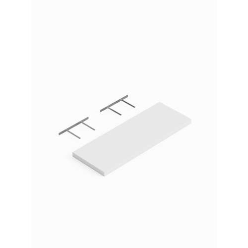 SMFS60-WH Framington 60-in x 11-in x 1-in Floating Shelf, White