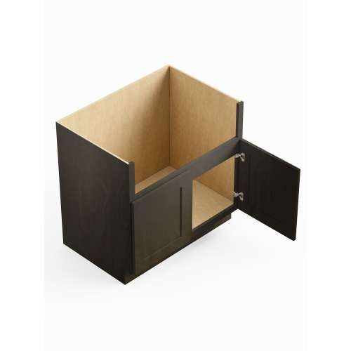 SMFSB36-RTA-FR01-SG Framington 36-in x 24-in x 35-in Ready To Assemble Remington Farm Sink Base Cabinet, Smokey Grey