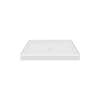 SMFSL3636C-01 36-in x 36-in Cast Solid Surface Low Profile Shower Base With Concealed Center Drain, White