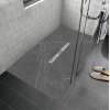 SMFZSP6042C-59 Trimslate Plus 60-in x 42-in Zero Threshold Shower Base with Center Drain, Tundra Grey