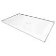 SMFZS6340C-31 Trimslate 63-in x 40-in Zero Threshold Shower Base with Center Drain, White