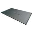 SMFZS7940C-40 Trimslate 79-in x 40-in Zero Threshold Shower Base with Center Drain, Dark Grey