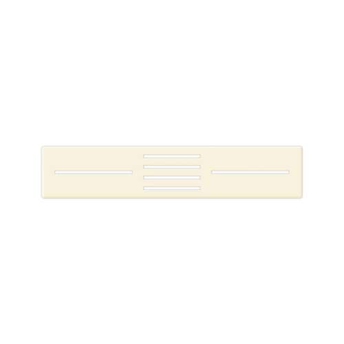 FZSCVRC32B-548 22-in Rectangular Drain Cover for FZS Trimslate Shower Bases with Center Drains, Cameo