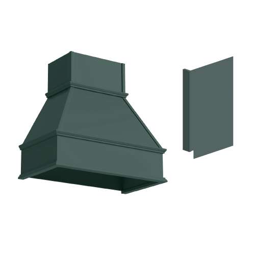 K-SMWH3619-ASM-GR Framington 38-in x 22-in x 34-in Assembled Wood Hood with Panel, Green