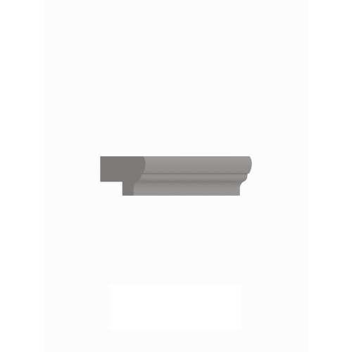 SMLRM-LG Framington 96-in Light Rail Molding, Light Grey