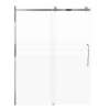 SMMBDT607608F-R-PC-JD Milan 60-in x 76-in Barn Shower Door Opening Right Side With 5/16-in Pattern Frost Glass And Juliette Double-Sided Handles, Polished Chrome