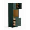 SMO309024-RTA-FR02-GR Framington 30-in x 24-in x 90-in Ready To Assemble Latitude Tall Oven Cabinet, Green