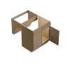 SMSB36-ADA-ASM-FR02-TW Framington 36-in x 24-in x 33-in Assembled Latitude ADA Sink Base Cabinet, Tan Wood