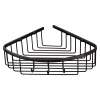 SMSBC-MB 12-in x 10-in x 3-in Stainless Steel Corner Shower Basket, Matte Black